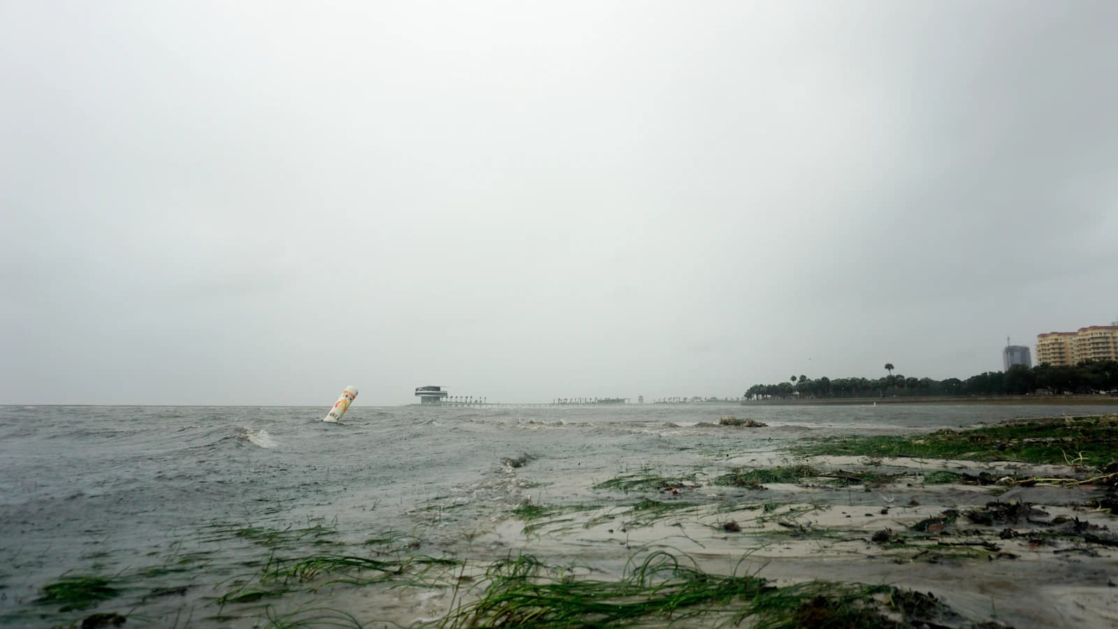 A boat on calm water in the Florida Panhandle