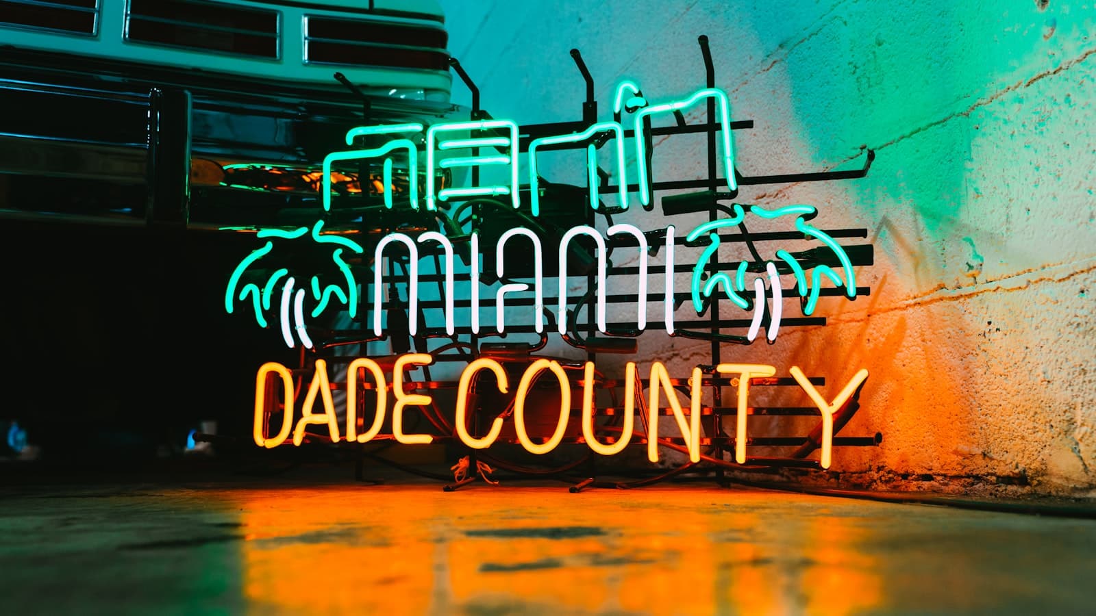 A painted exterior wall on a Miami-Dade rental building